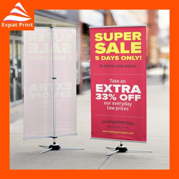 Classic Banner Stand printing