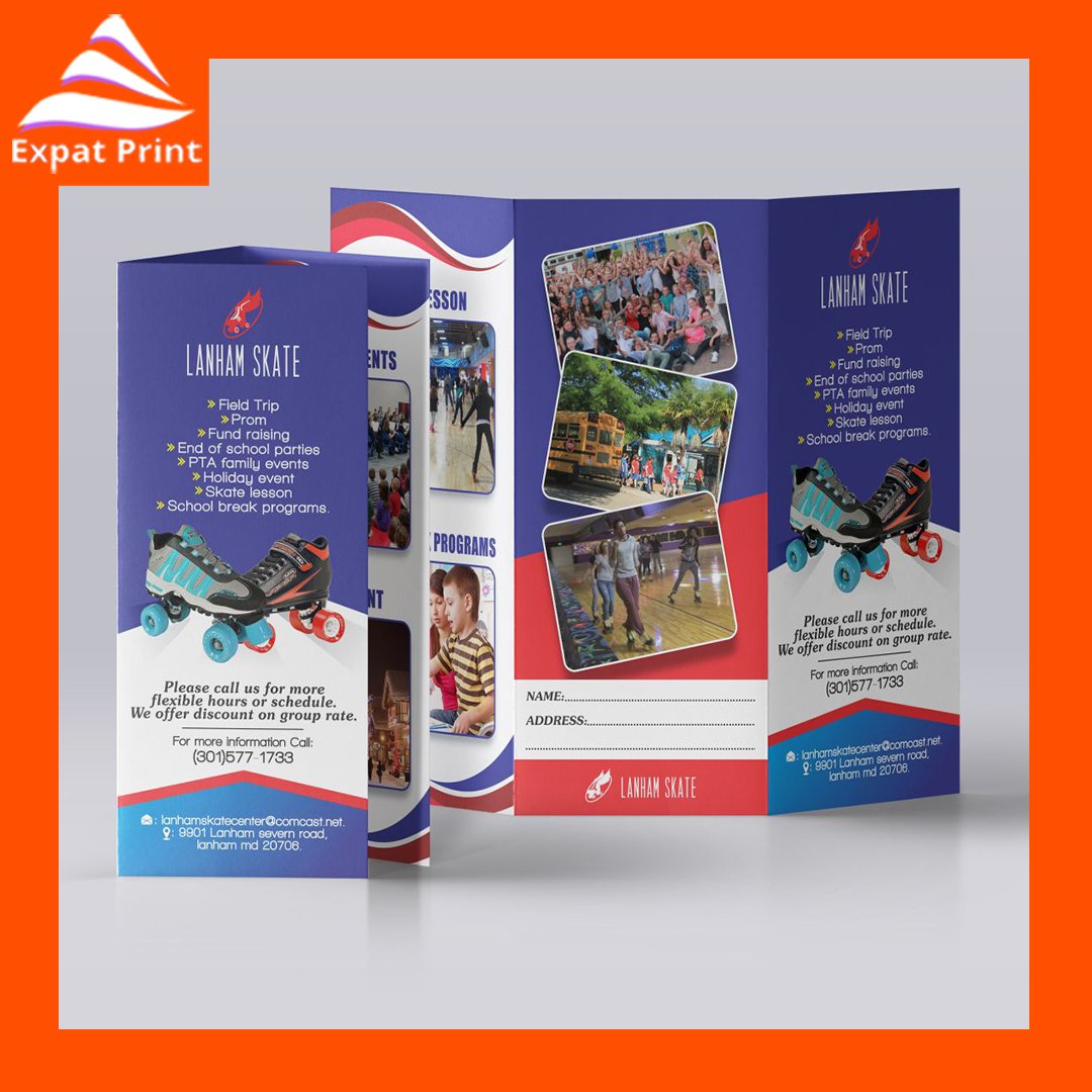 A4 Tri-fold Brochure Printing - Expat Print